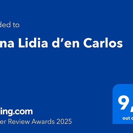 Ca Na Lidia D'En Carlos La Mola Kültér fotó
